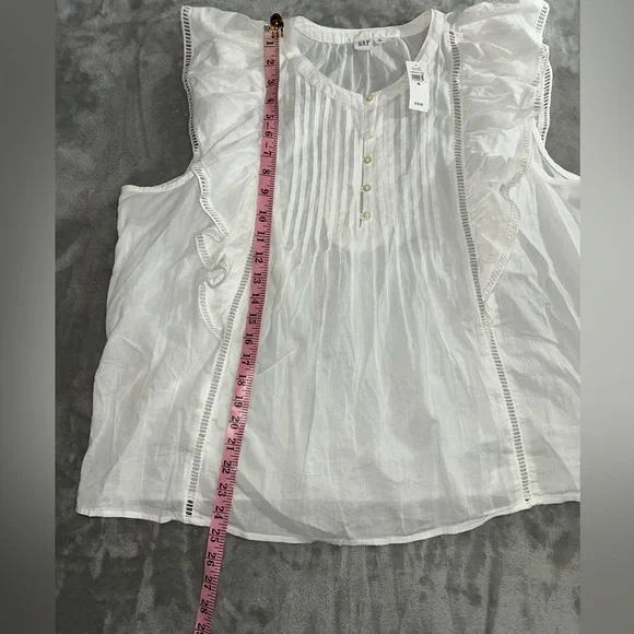 Gap Lucille off white peasant blouse - Picture 6 of 14